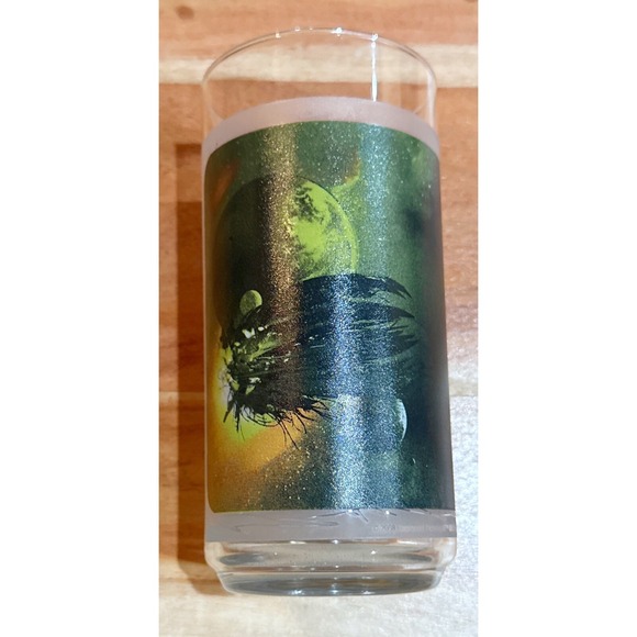 2008 STAR TREK Movie Collectible Drink Glass Nero Villain Burger King EUC 16oz - Picture 2 of 4